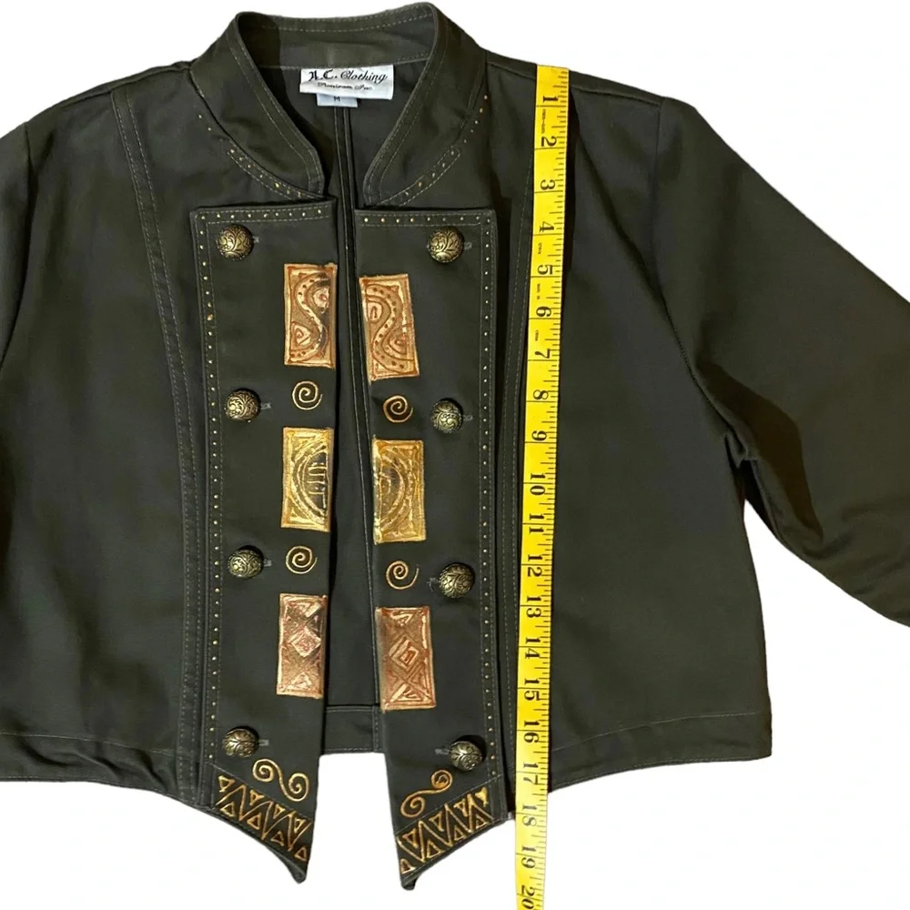 VINTAGE A.C. CLOTHING CROP JACKET  SZ M - Picture 11 of 15